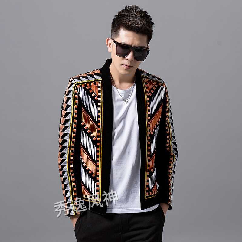 Ethnic Fashion Imports - Ethnic Style Suit Imported Velvet Embroidered