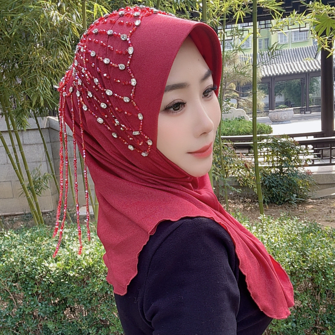 Ethnic Fashion For Women - Africa Ethnic Hats Hijab Black Luxury