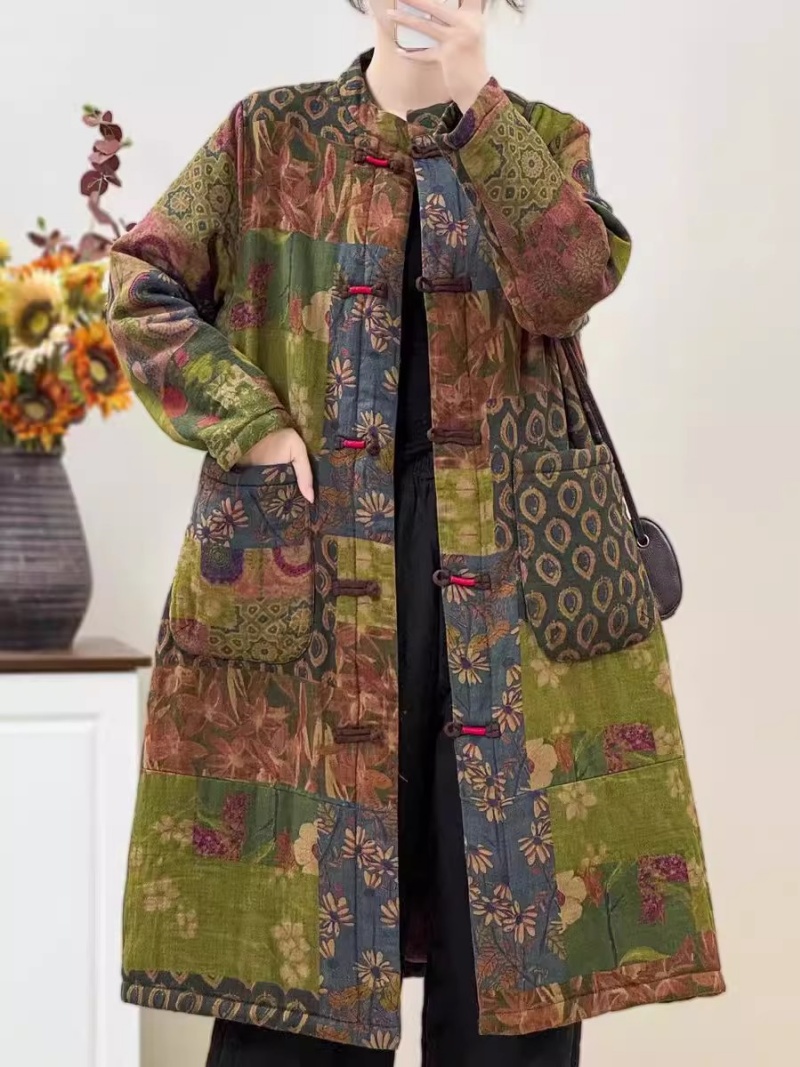 Ethnic Style Retro Floral Plat - Winter Ethnic Fashion For Women review and price