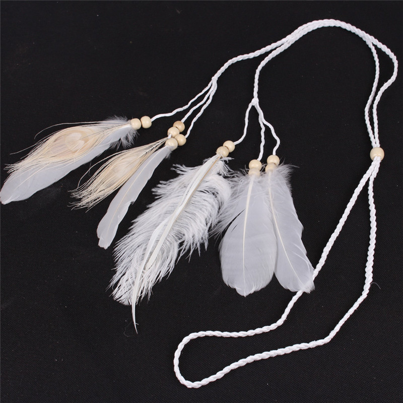 The Indian White Feather Headb - Ethnic Fashion India review and price