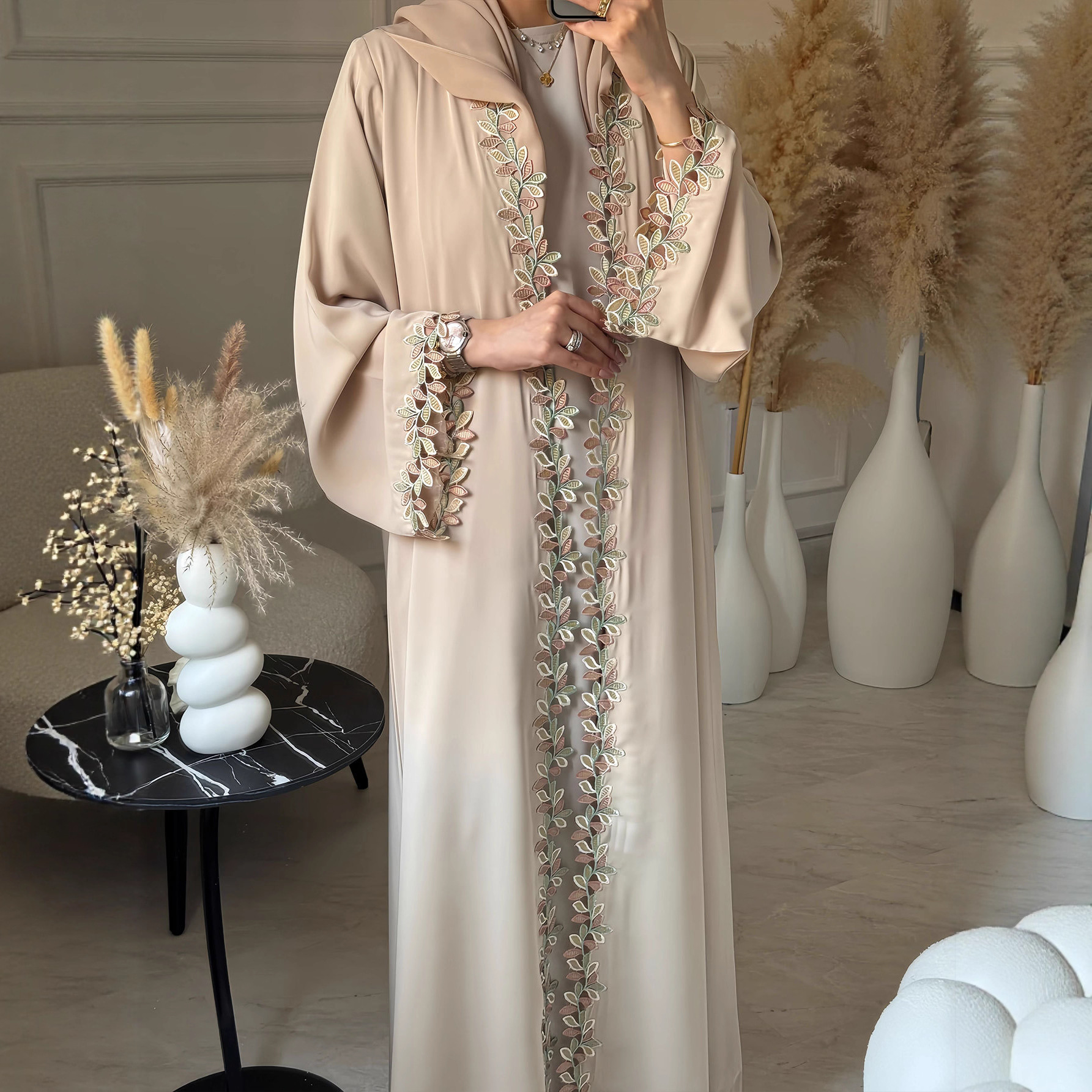 Eid Dress Cardigan Abaya Women - Jalabiya Women Arabic review and price