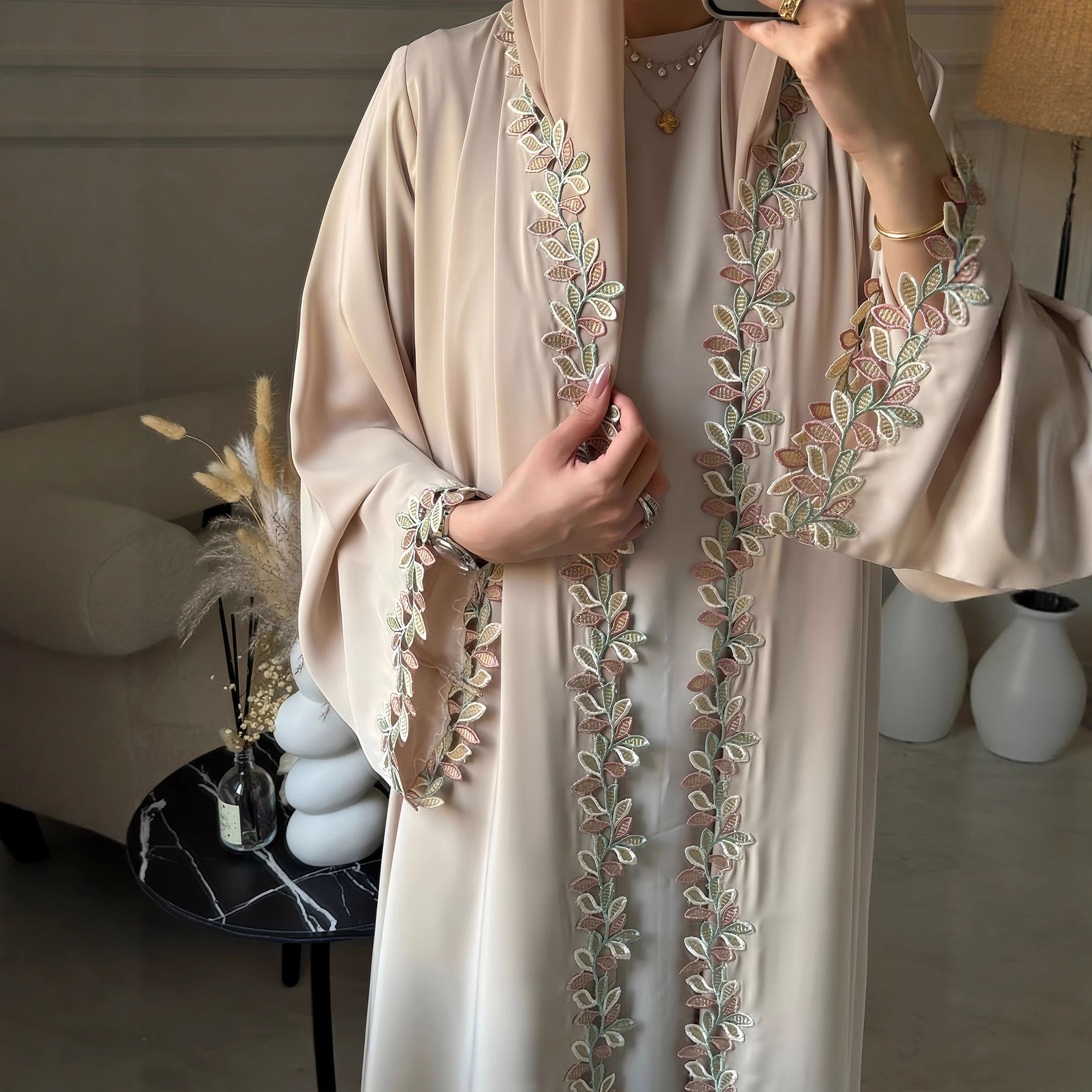 Eid Dress Cardigan Abaya Women - Jalabiya Women Arabic review and price