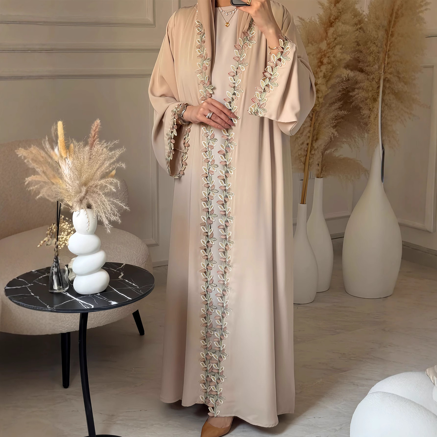 Eid Dress Cardigan Abaya Women - Jalabiya Women Arabic review and price