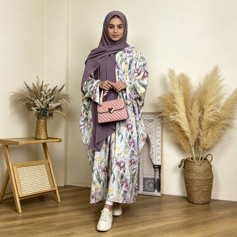 Eid Dubai Women Cardigan Dress - Jalabiya Women Arabic review and price