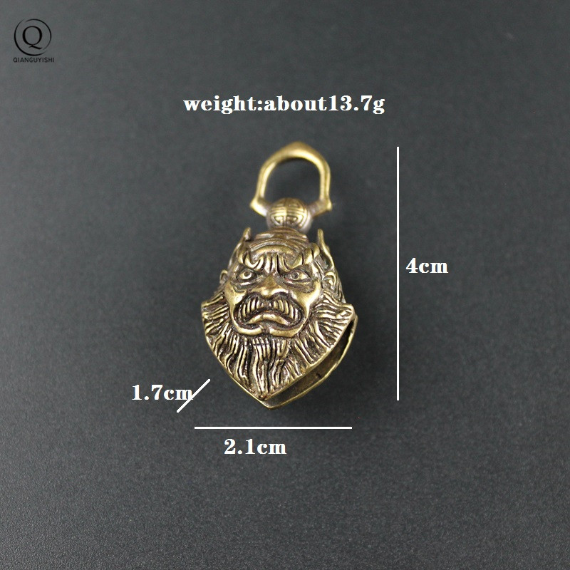 Vintage Brass Zhong Kui Chines - Ethnic Fashion World review and price