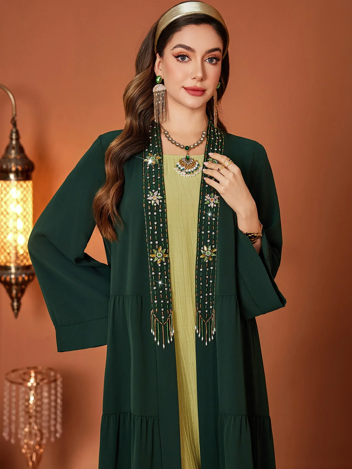 Eid Open Women Abaya gorgeous  - Jalabiya Women Arabic review and price