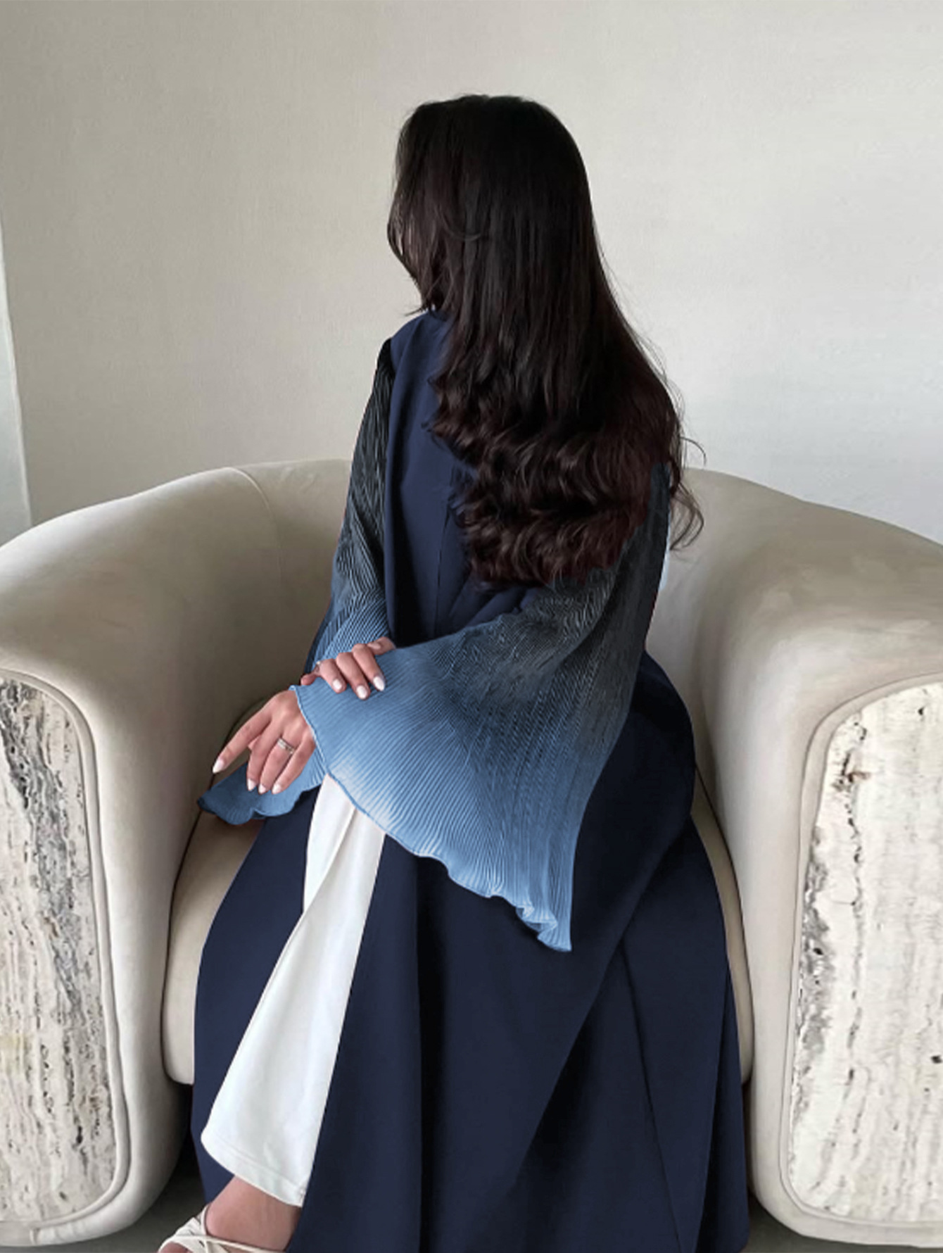 Eid Women Abaya Chiffon Dress  - Jalabiya Women Arabic review and price