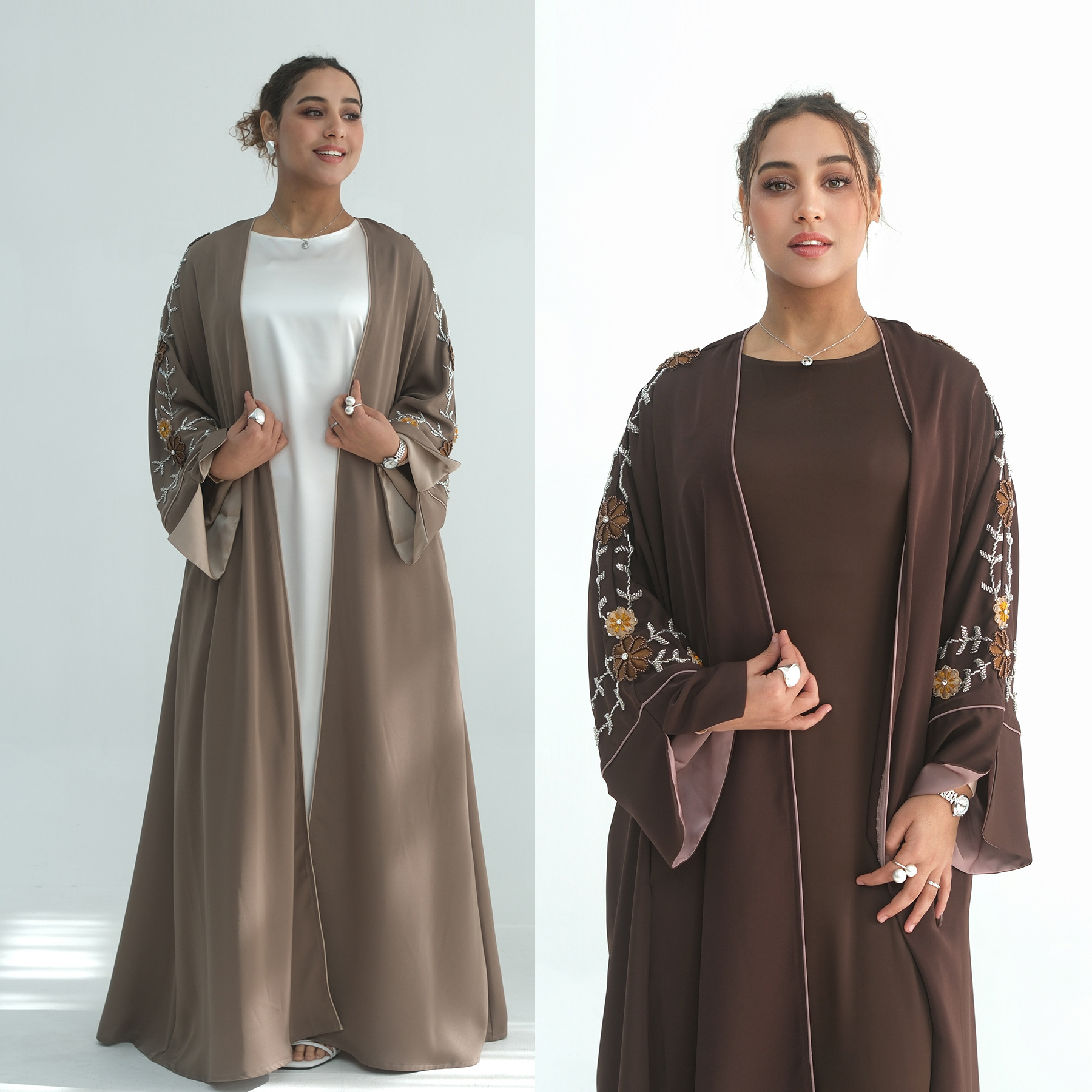 Eid Women Abaya Embroidery Bea - Jalabiya Women Arabic review and price