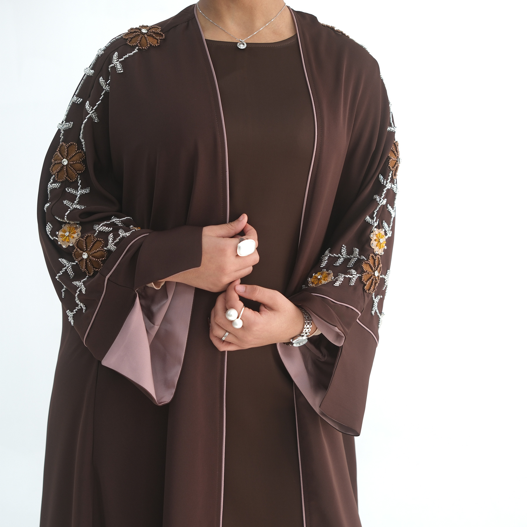 Eid Women Abaya Embroidery Bea - Jalabiya Women Arabic review and price