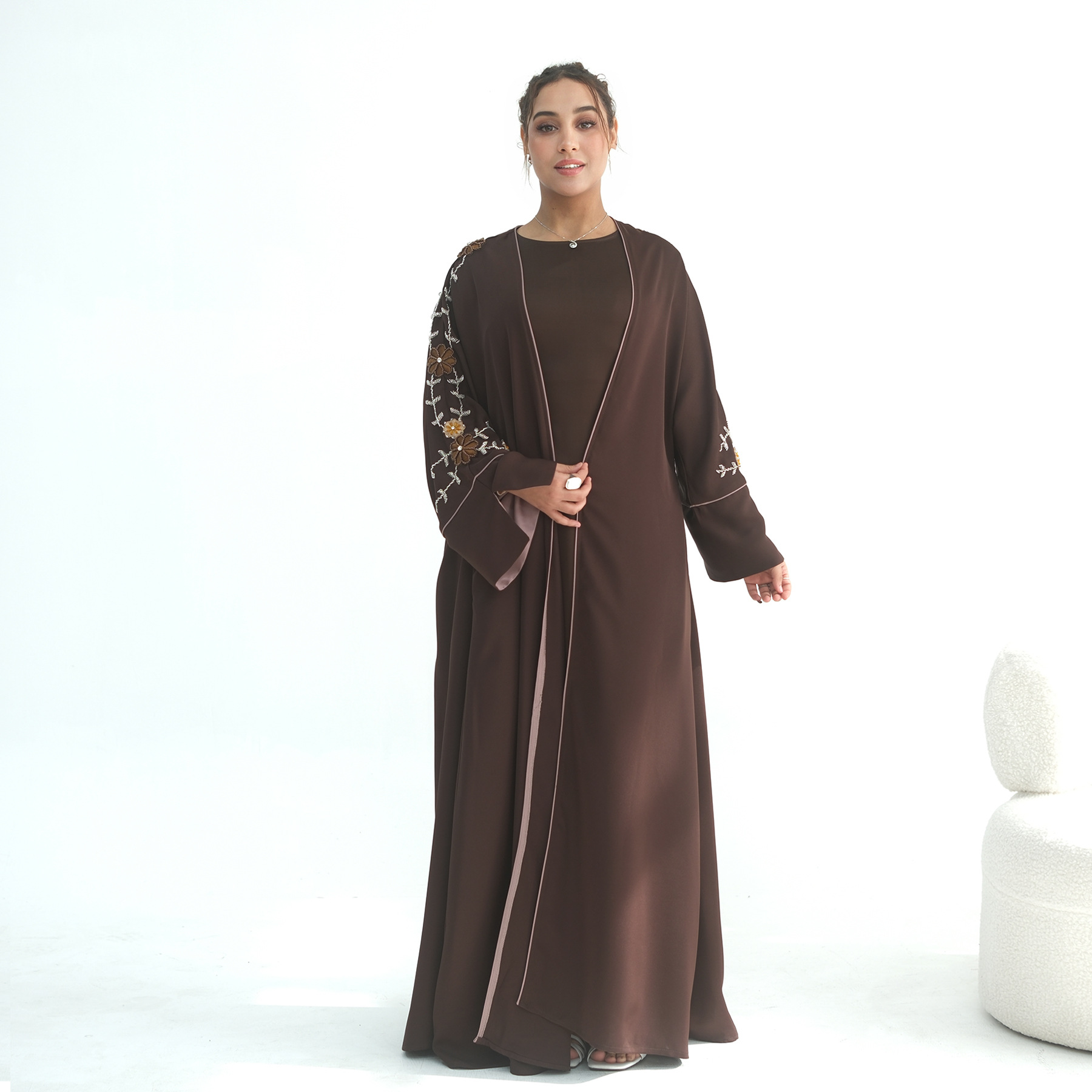 Eid Women Abaya Embroidery Bea - Jalabiya Women Arabic review and price