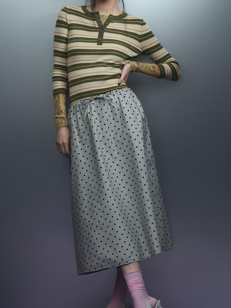 New Summer Women's Midi Skirt  - Ethnic Fashion Clothing review and price