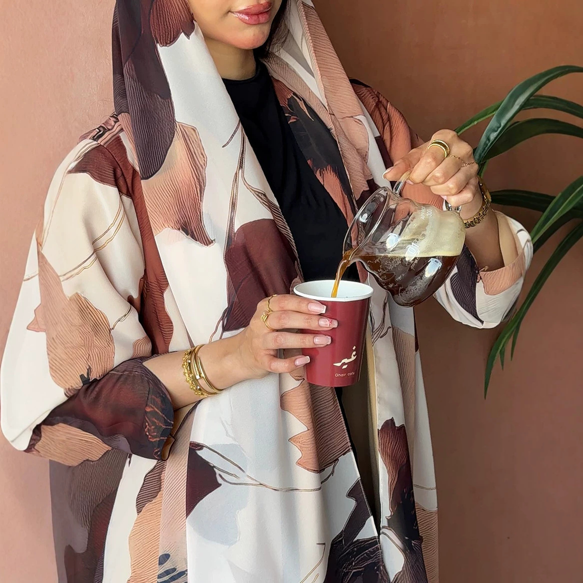 Eid Women Scarf Print Abaya Mu - Jalabiya Women Arabic review and price