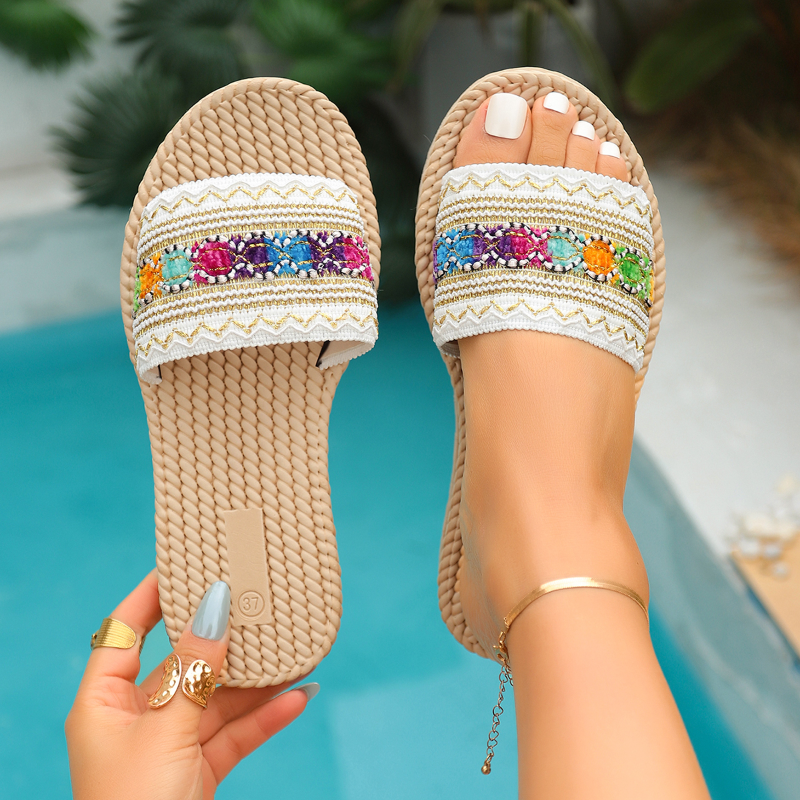 2026 New Summer Women Slippers - Ethnic Fashion Style review and price