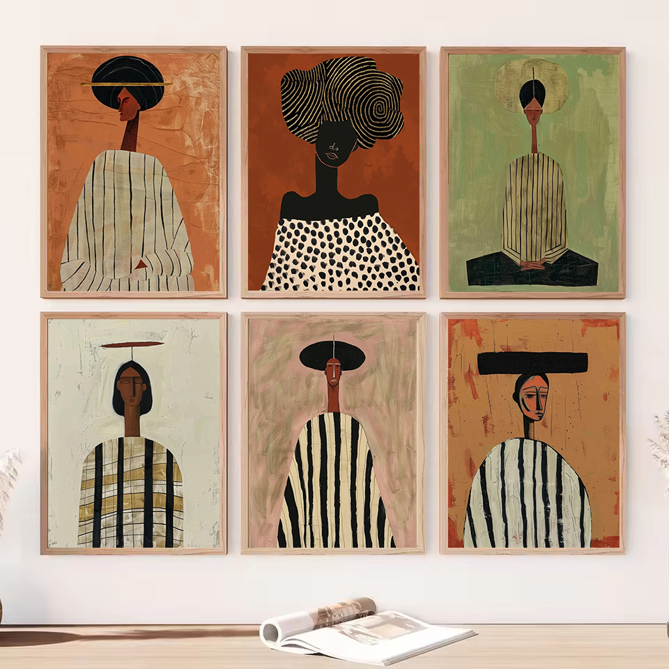 Fashion Abstract African Figur - Ethnic Contemporary Fashion review and price