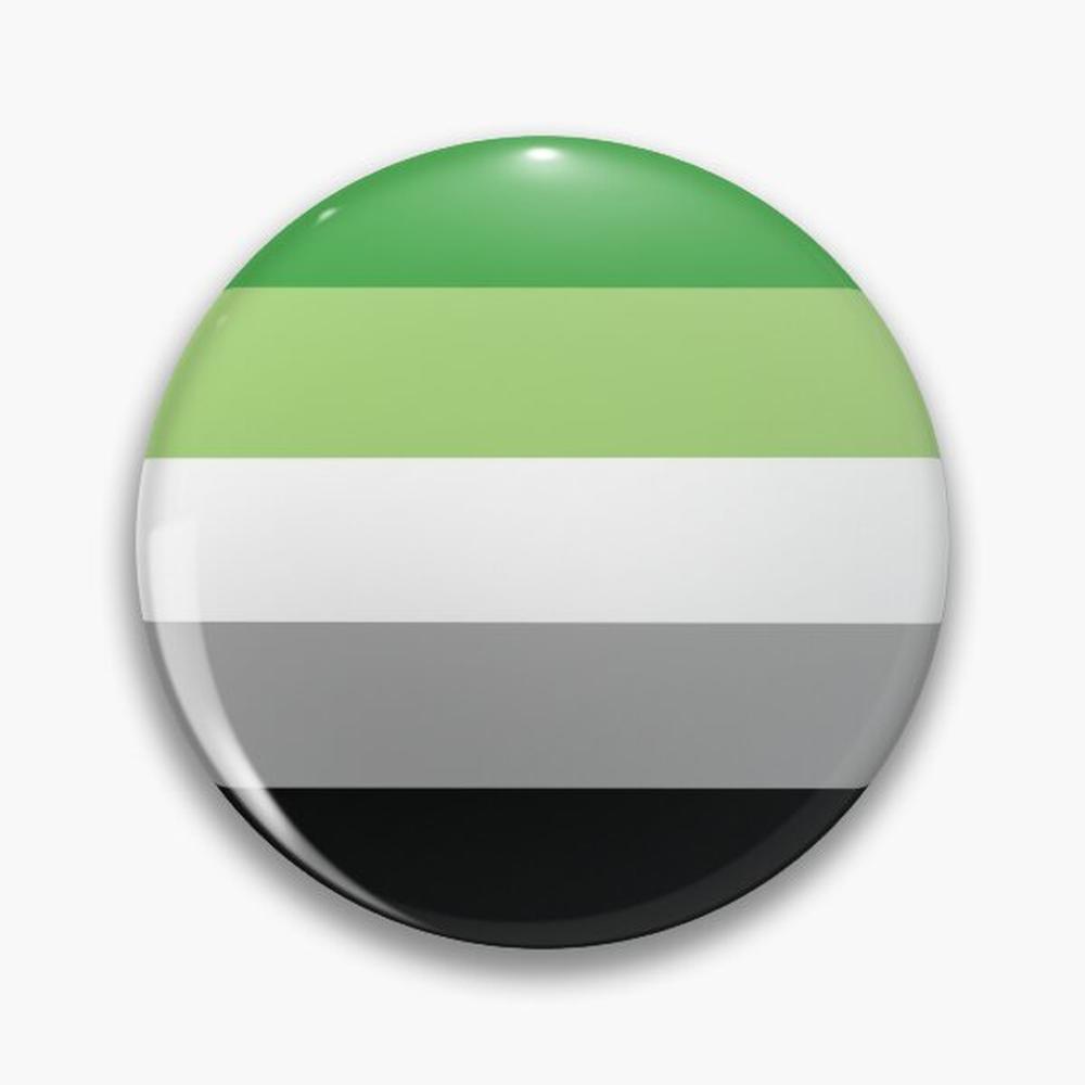 Aromantic Flag Pin Buttons Bro - Ethnic Modern Fashion review and price