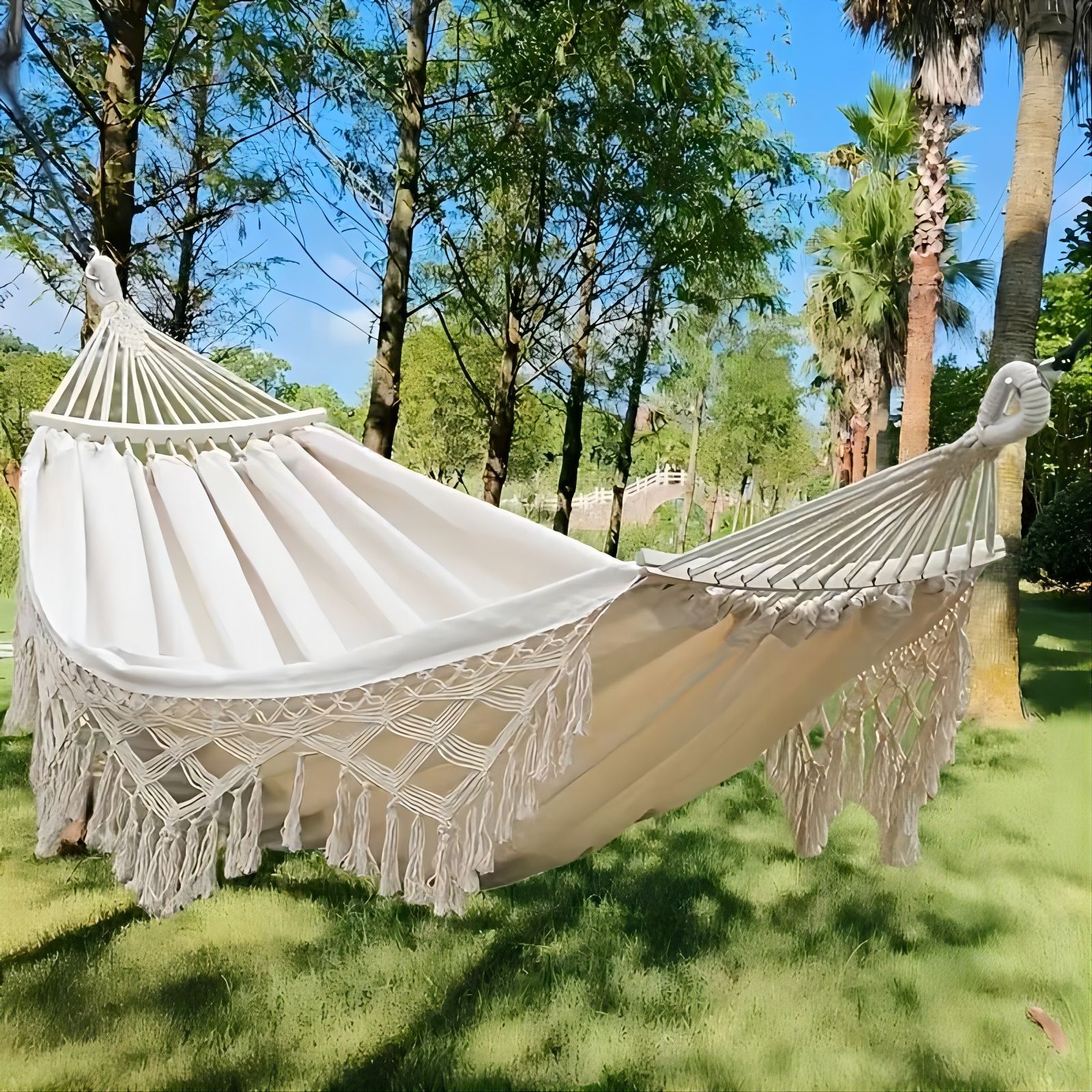 Bohemian Style tassel Hammock  - Ethnic Styling Tips review and price