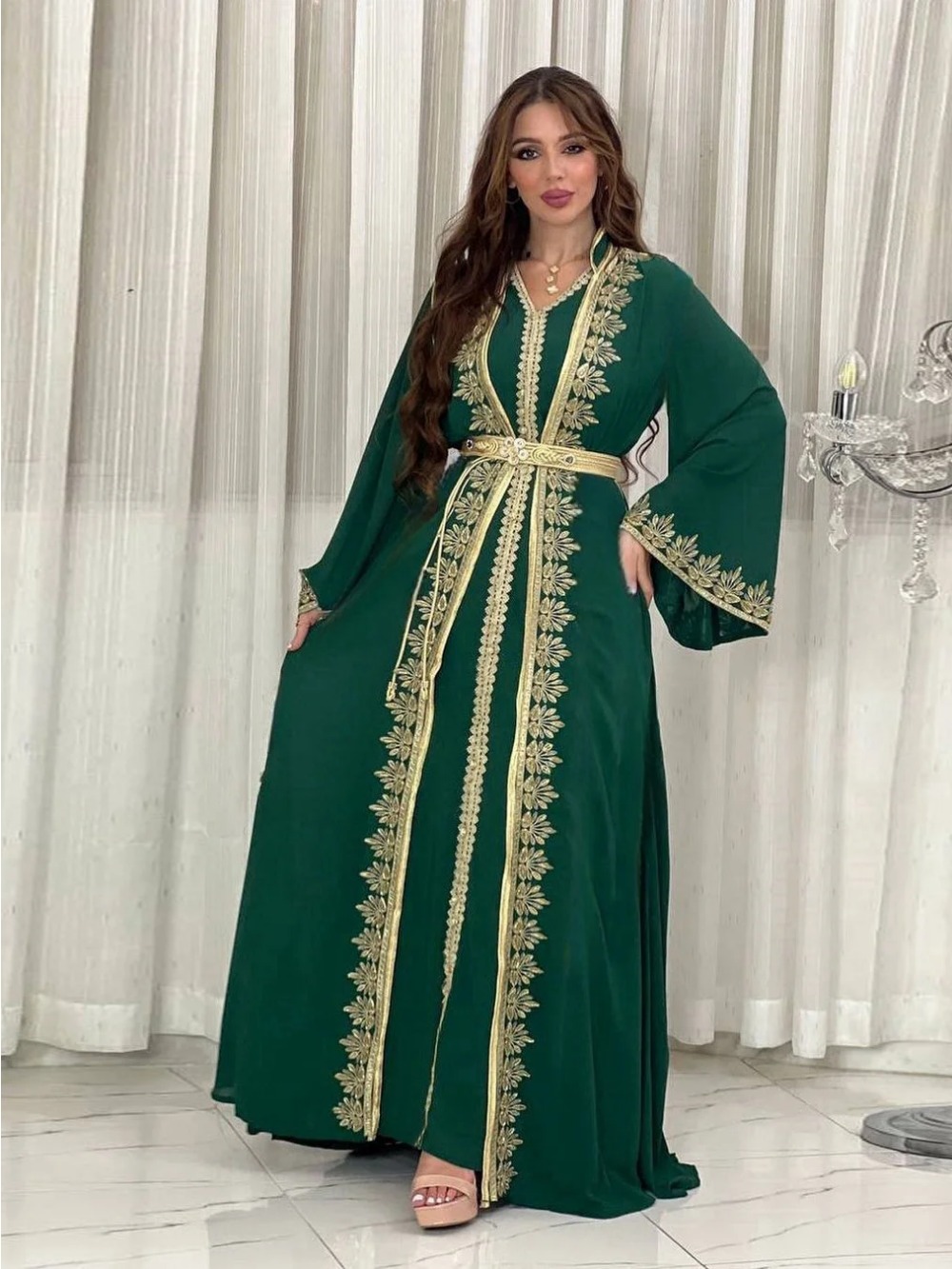 Eid Muslim Women Party Dresses - Jalabiya Women Arabic review and price