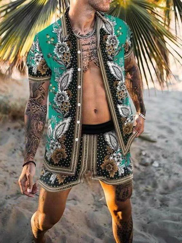 Summer Men's Casual Loose Shor - Ethnic Fashion Style review and price