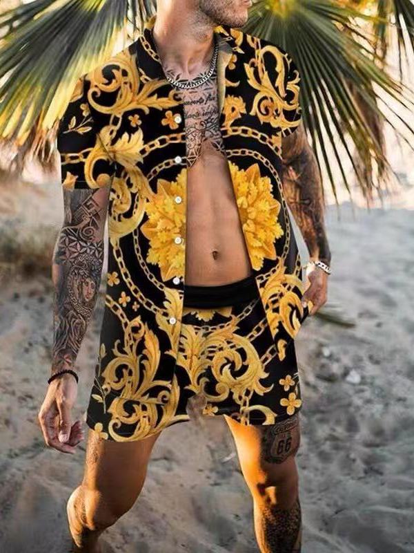 Summer Men's Casual Loose Shor - Ethnic Fashion Style review and price