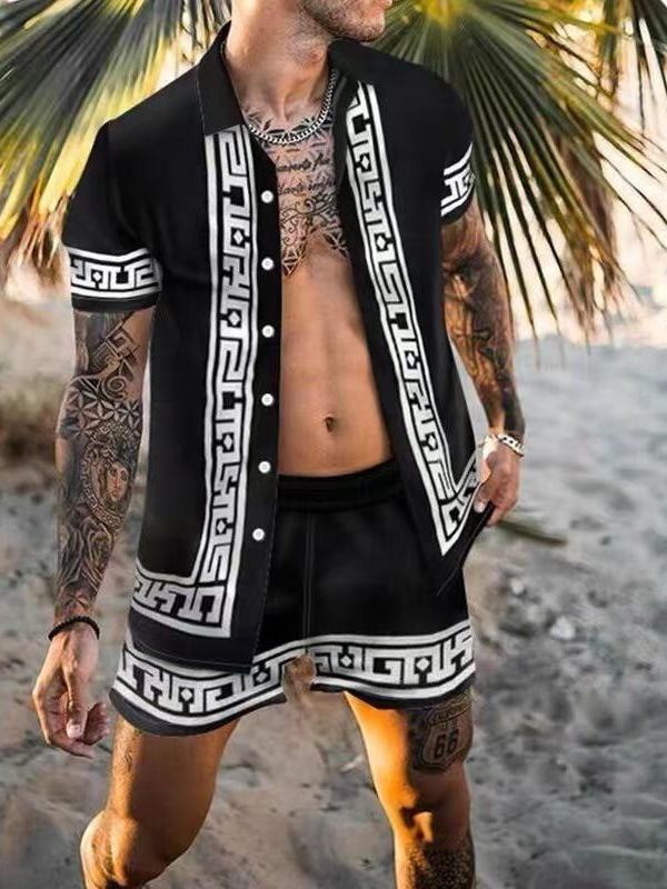 Summer Men's Casual Loose Shor - Ethnic Fashion Style review and price