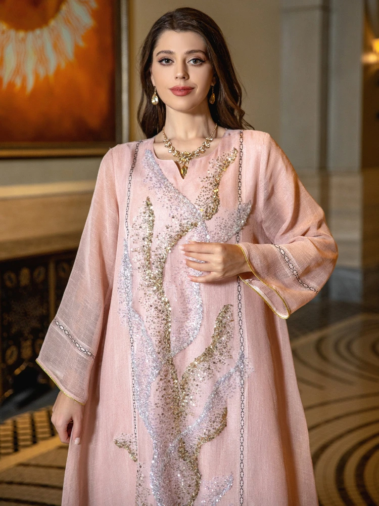 Eid Muslim Party Dress for Wom - Jalabiya Women Arabic review and price