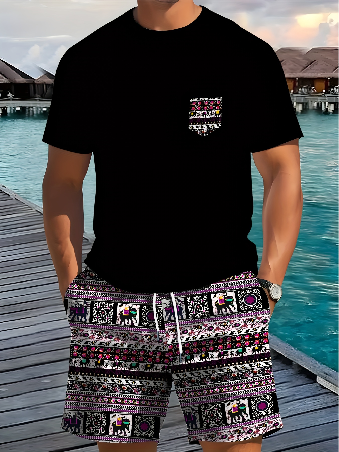 2026 Summer New Men's Short-Sl - Ethnic Fashion Style review and price