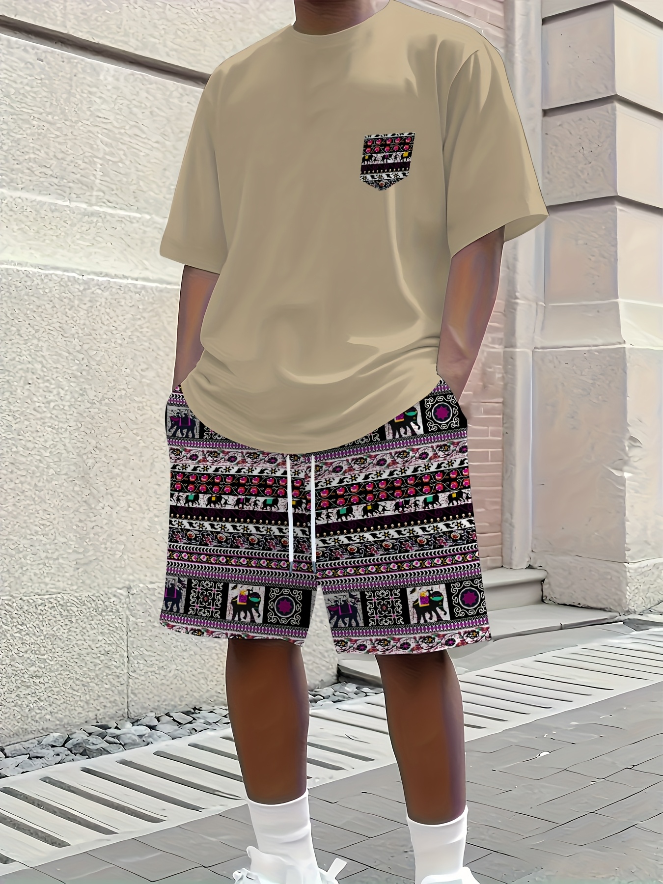 2026 Summer New Men's Short-Sl - Ethnic Fashion Style review and price