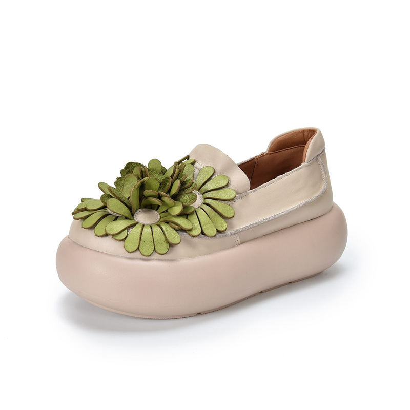 Thick Soled Sponge Cake Shoes  - Ethnic Fashion Women review and price