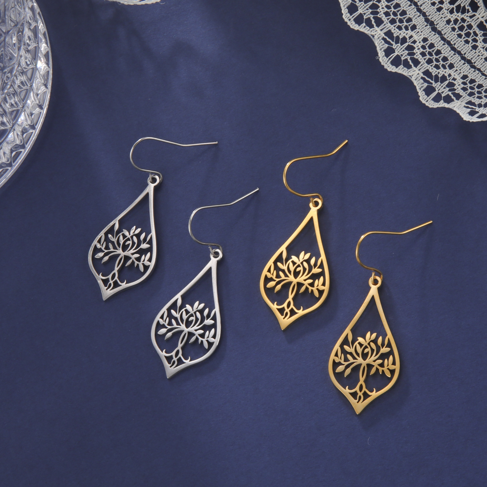 Unift Ethnic Tree of Life Earr - Ethnic Fashion World review and price