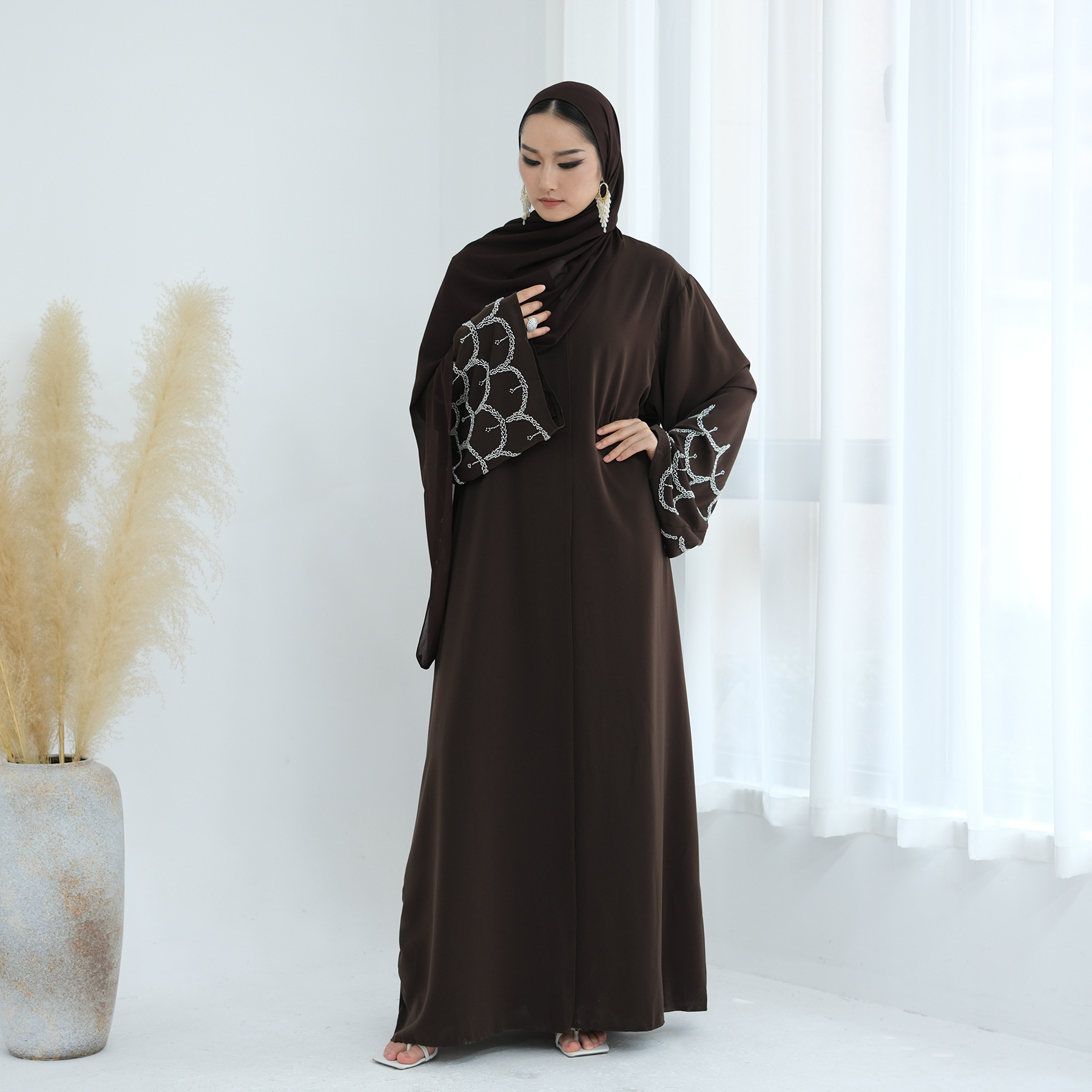 embroidery Women Dress Abaya c - Jalabiya Women Arabic review and price