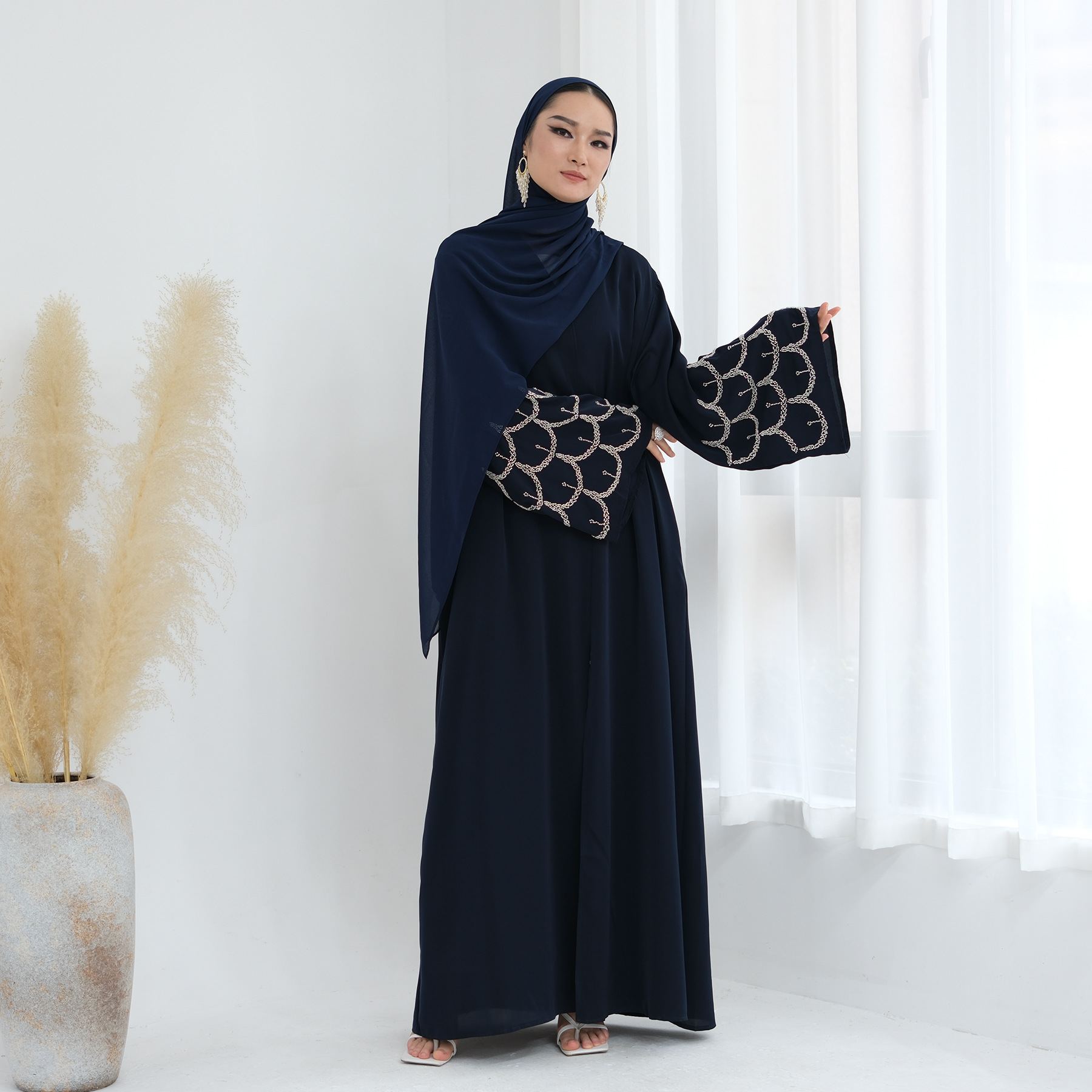 embroidery Women Dress Abaya c - Jalabiya Women Arabic review and price