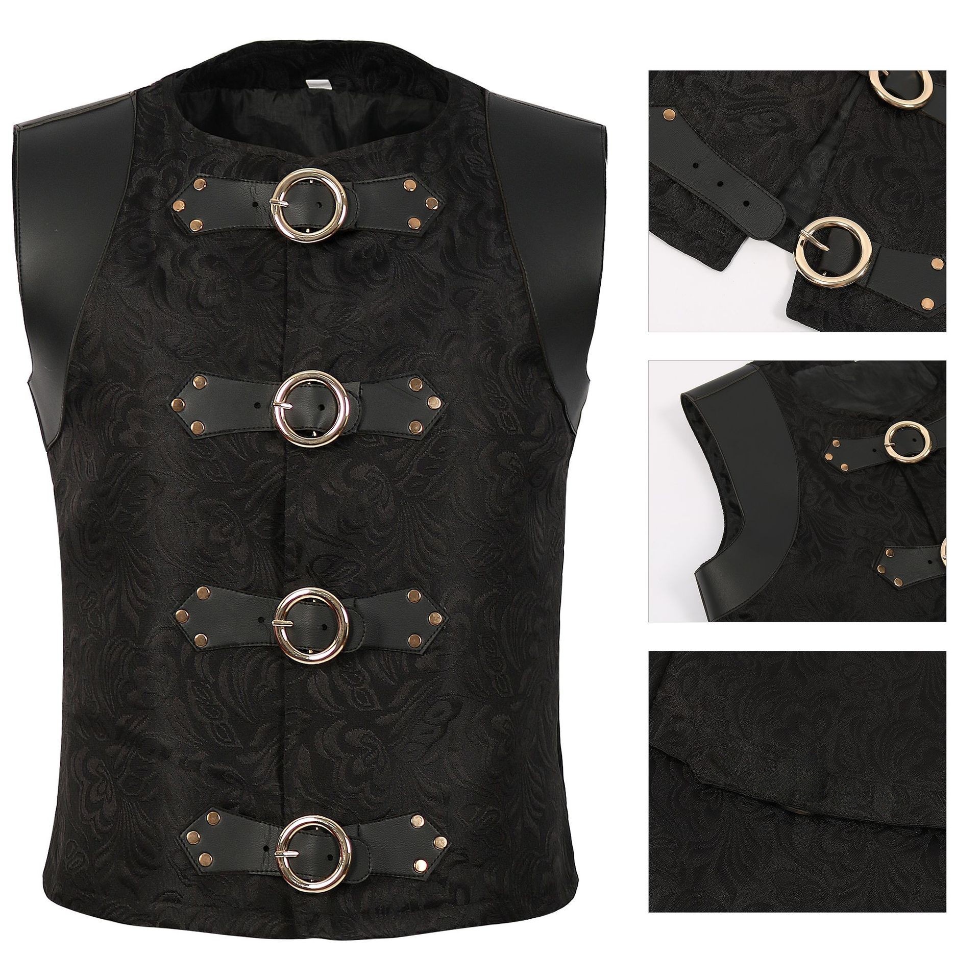 Medieval Gothic Steam Punk Ves - Ethnic Fashion Online review and price