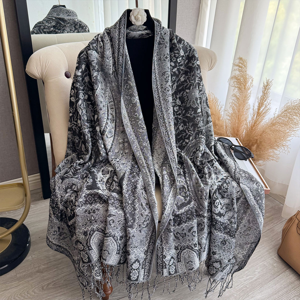 2025 Tassel Blanket Design Eth - Winter Ethnic Fashion For Women review and price