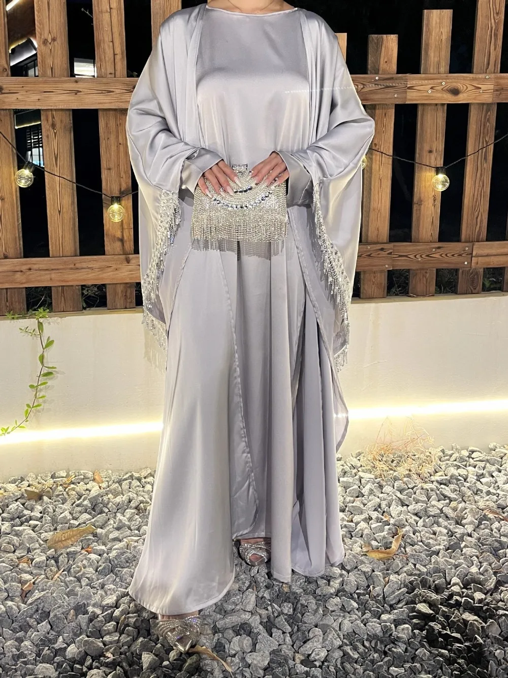 Muslim Women Abaya Dress 2 Pie - Jalabiya Women Arabic review and price