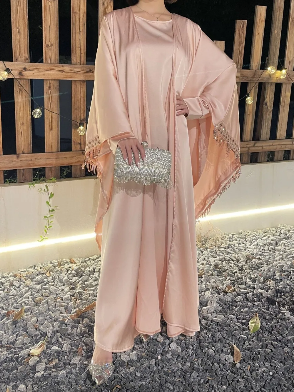 Muslim Women Abaya Dress 2 Pie - Jalabiya Women Arabic review and price