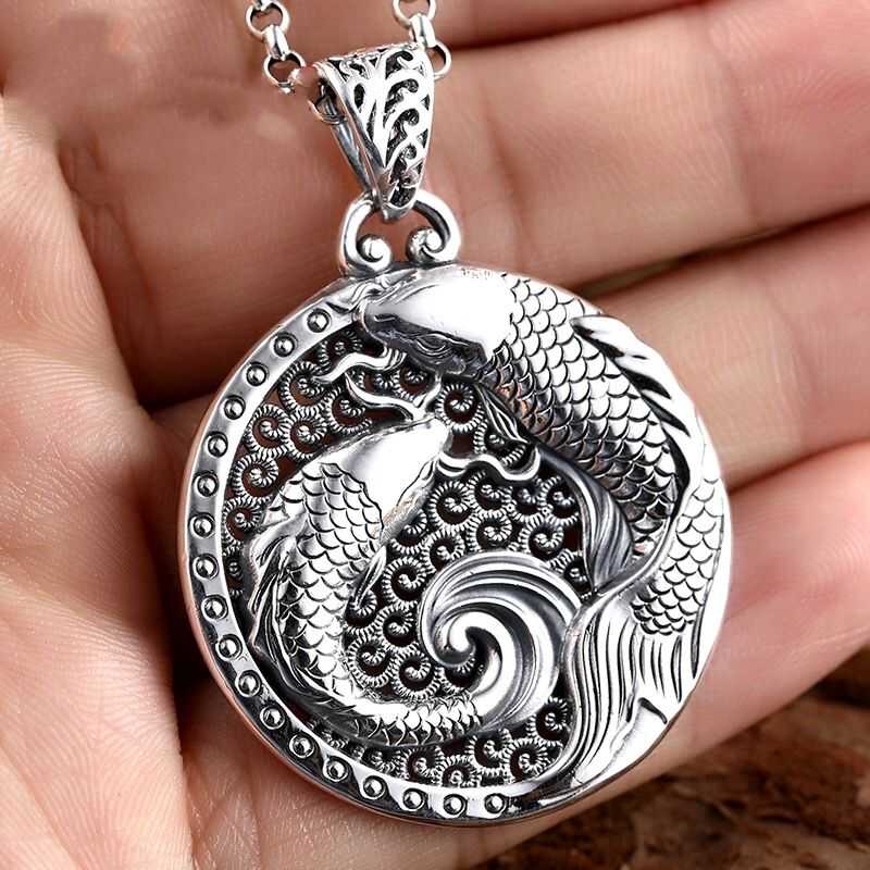 Retro Double Koi Luck Pure Sil - Ethnic Fashion World review and price