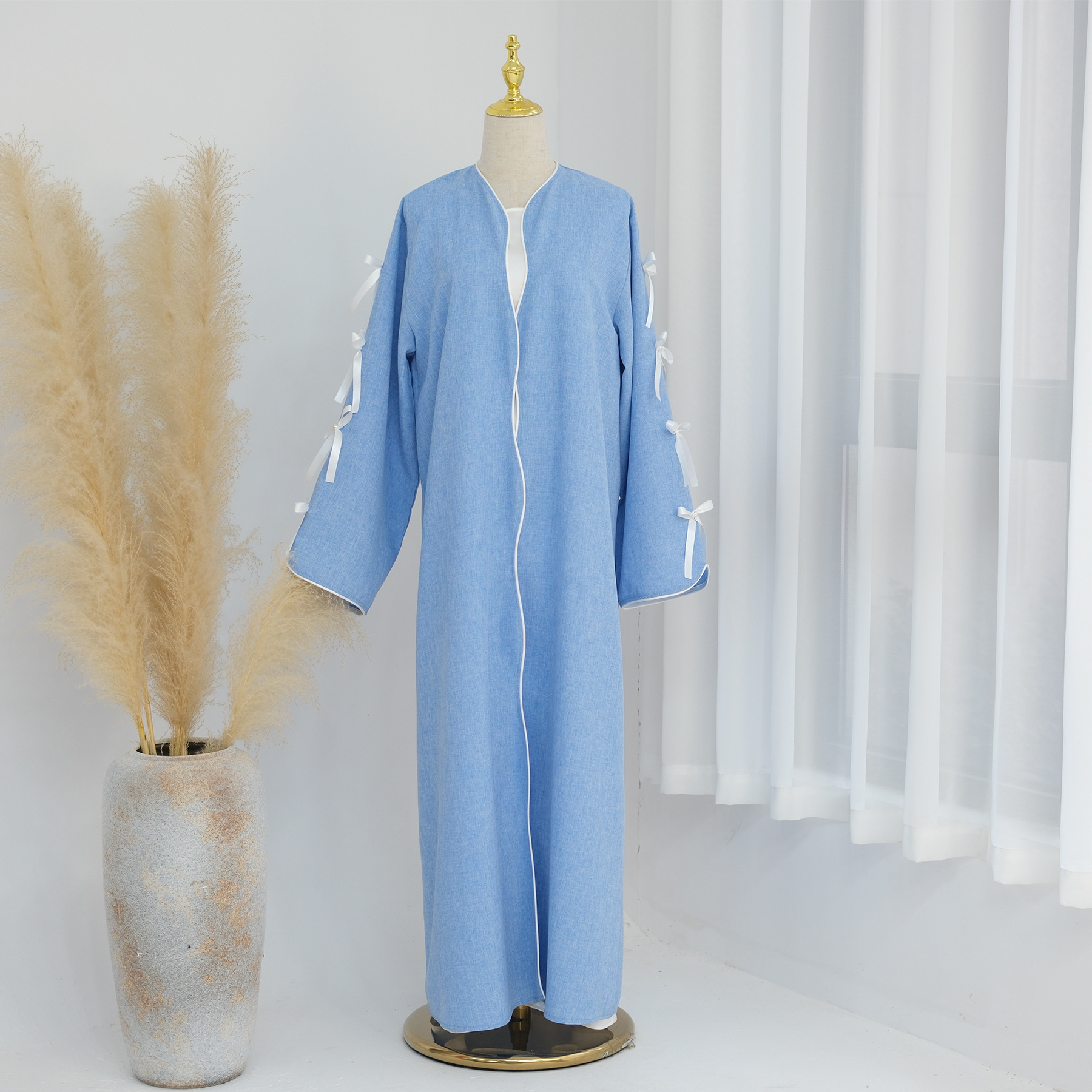 Bow Open Kimono Abaya for Wome - Jalabiya Women Arabic review and price