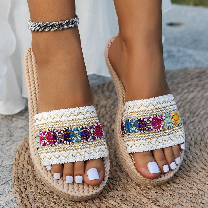Women Slippers Outdoor Flat De - Ethnic Modern Fashion review and price