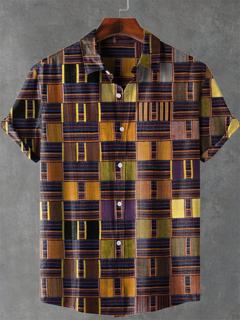 Men's Linen Shirt Vintage Shor - Ethnic Fashion World review and price