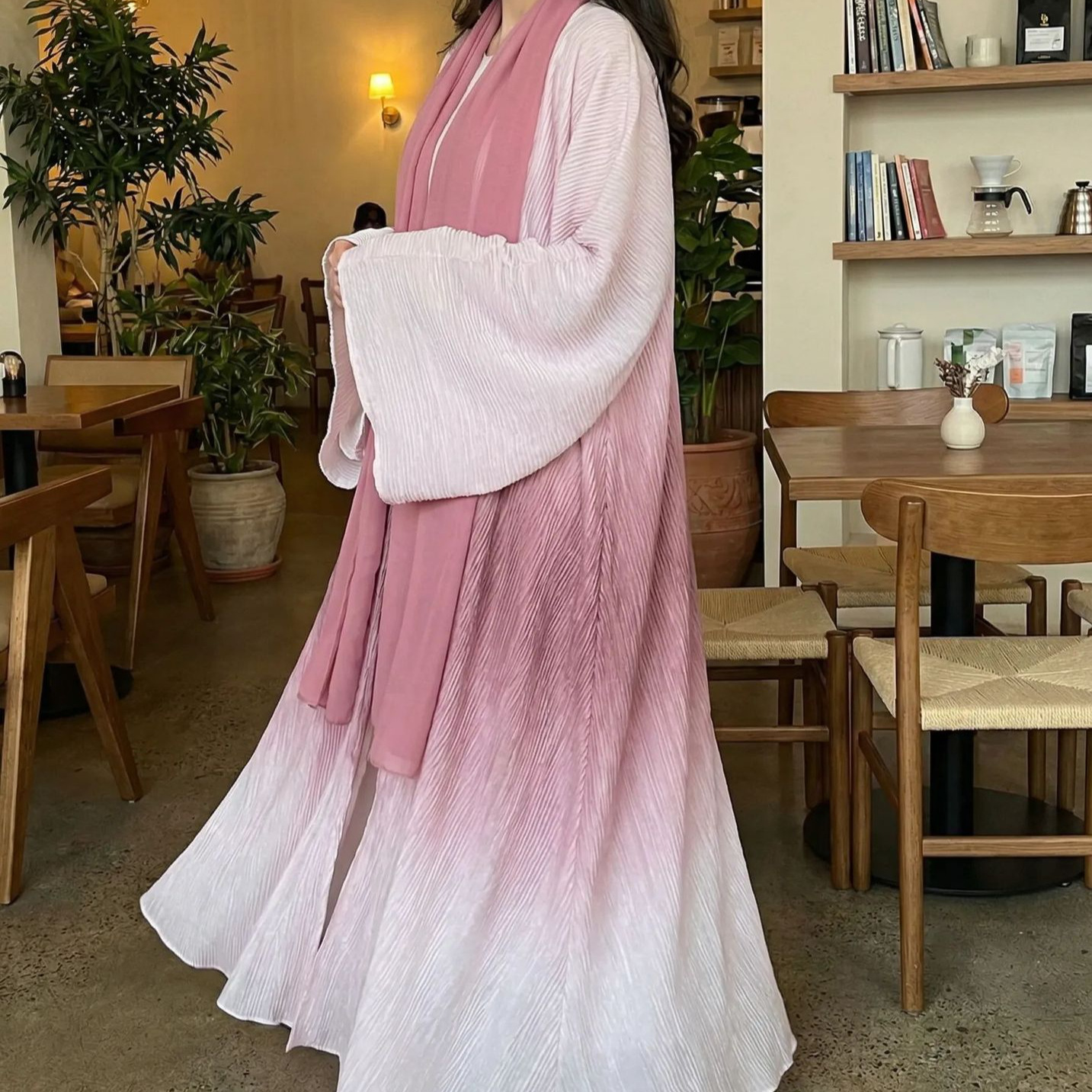 2026 Elegant Pleated Abaya Dre - Jalabiya Women Arabic review and price