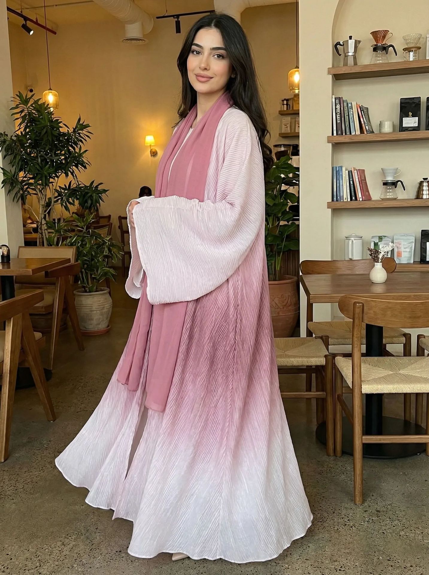 2026 Elegant Pleated Abaya Dre - Jalabiya Women Arabic review and price