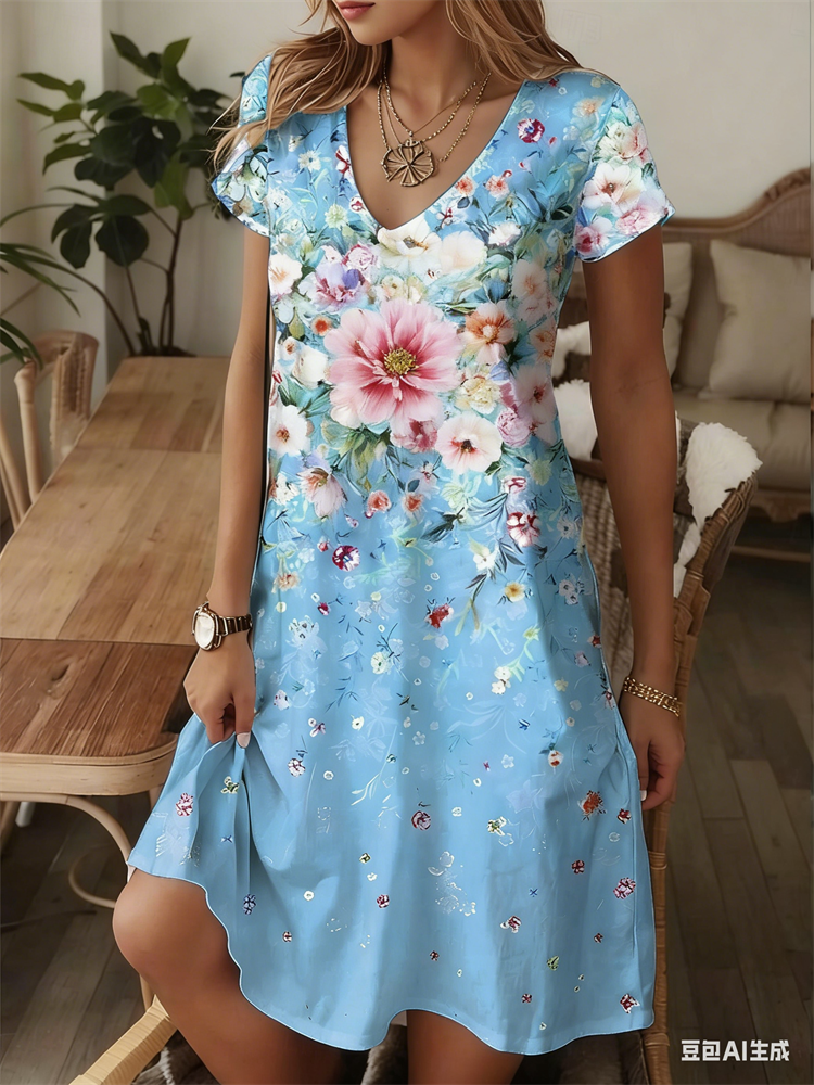 Ethnic Style Women Dress Summe - Ethnic Fashion Clothing review and price