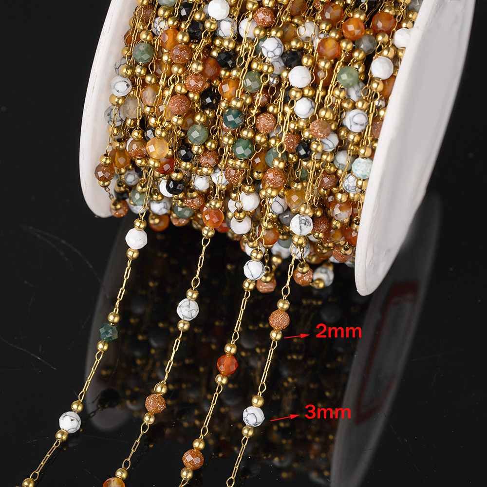 1Meter Elegant Mix Round Stone - Ethnic Fashion Jewellery review and price