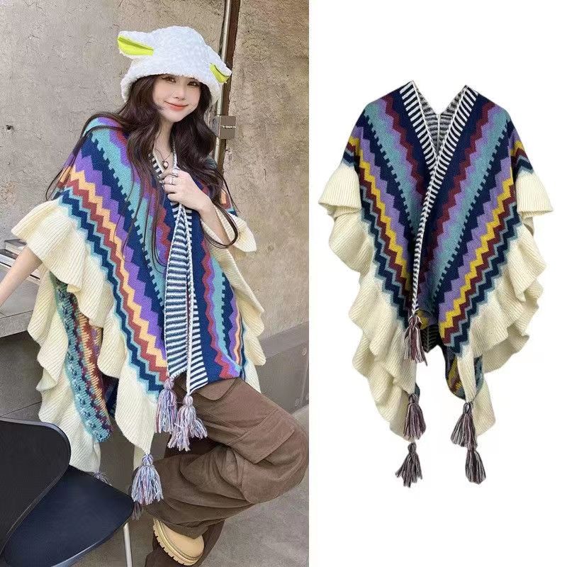 Women's Warm Shawls Wraps Ethn - Winter Ethnic Fashion For Women review and price